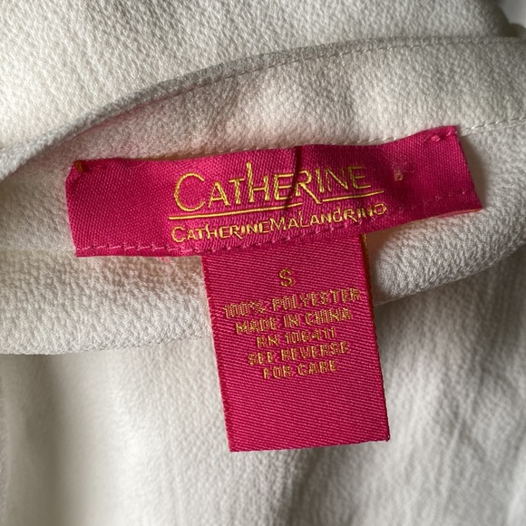 Catherine Malandrino faux wrap tunic asymmetrical top blouse - Small - Picture 10 of 12